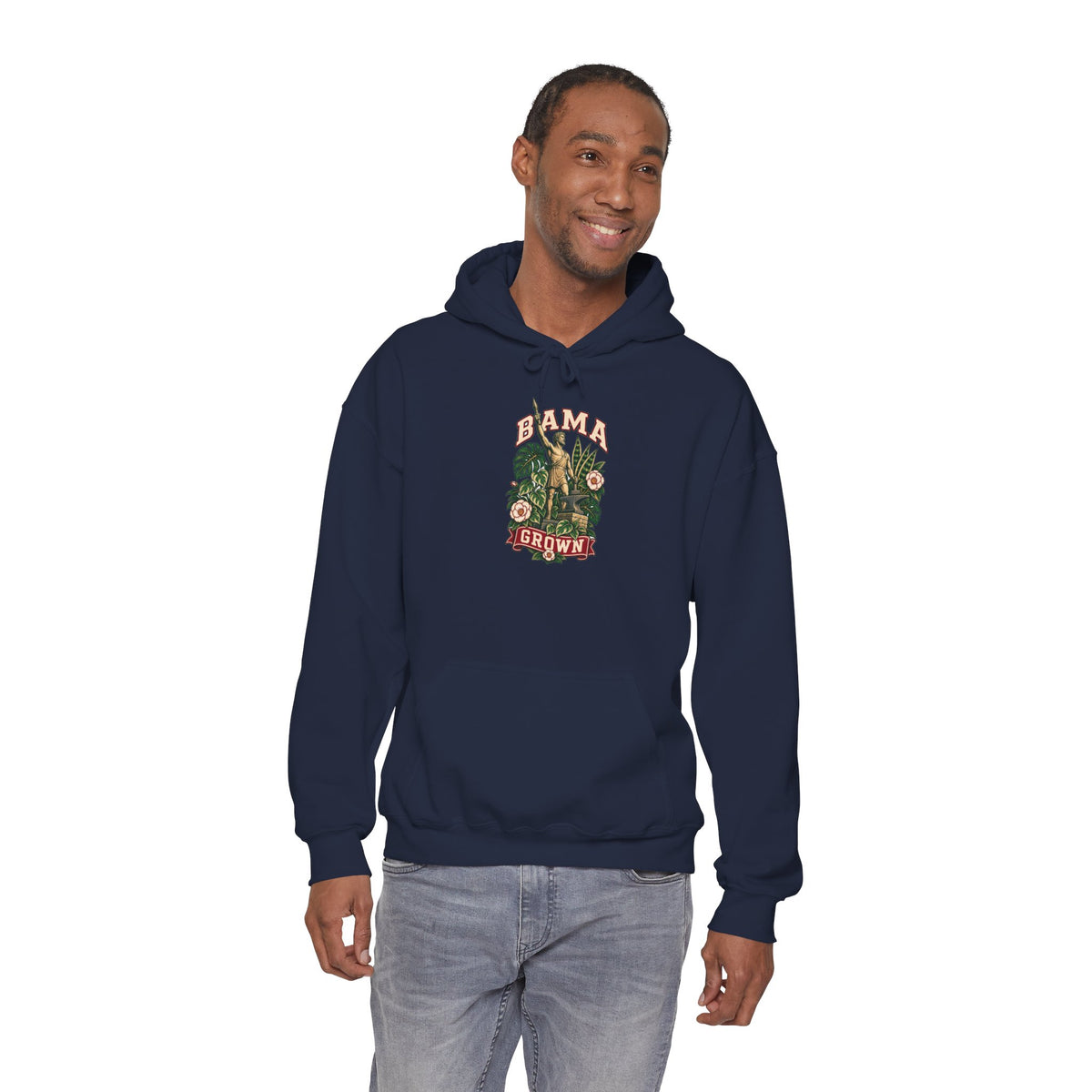 Plant Parent Hoodie — "Alabama Grown" Floral Vintage Garden Pullover