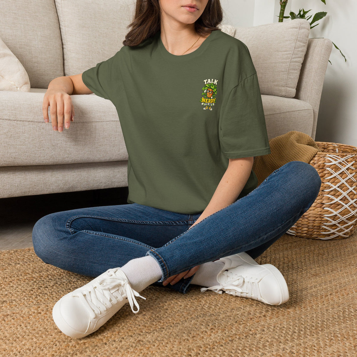 Talk Nerdy T-Shirt — Cute Plant Geek Graphic Tee