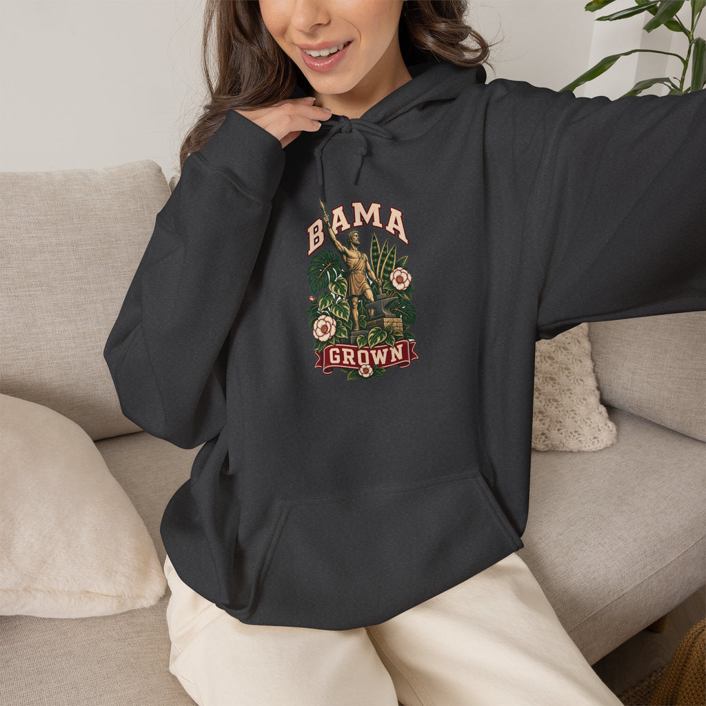 Plant Parent Hoodie — "Alabama Grown" Floral Vintage Garden Pullover