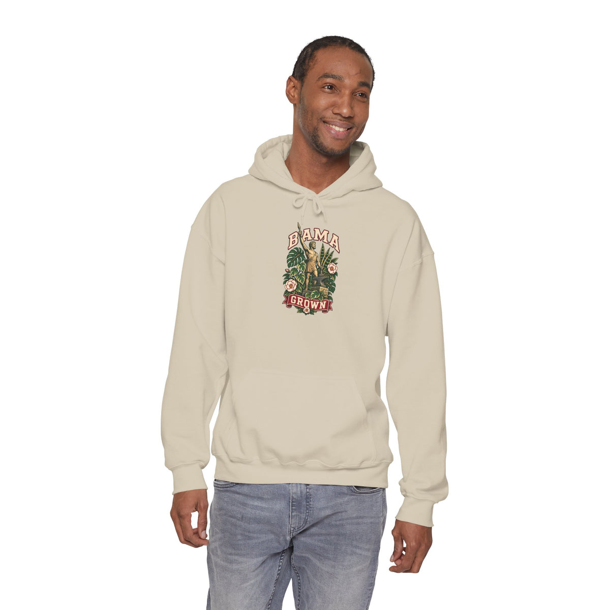 Plant Parent Hoodie — "Alabama Grown" Floral Vintage Garden Pullover