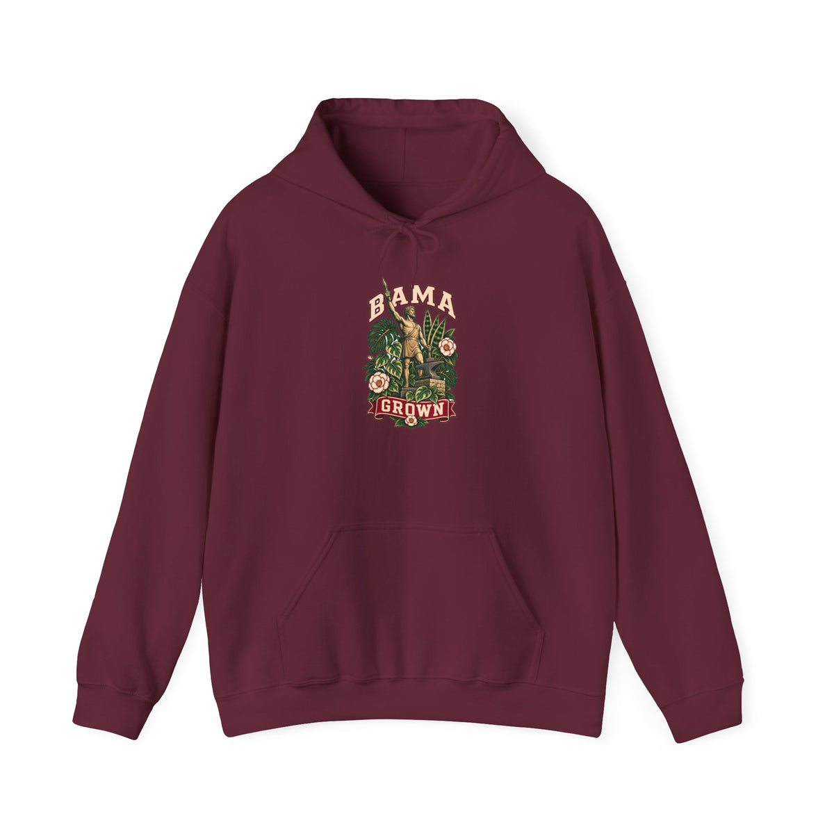 Plant Parent Hoodie — "Alabama Grown" Floral Vintage Garden Pullover