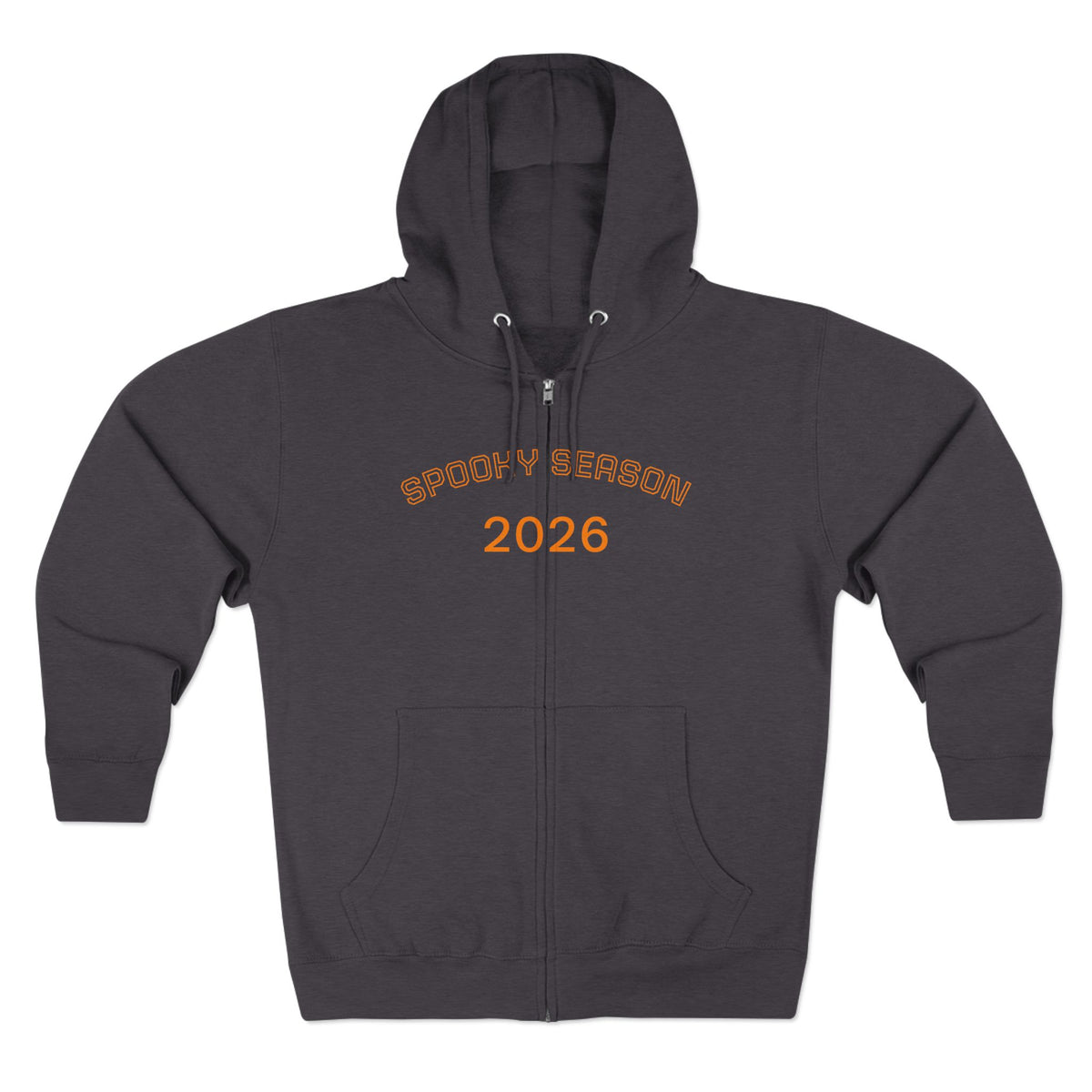 Halloween Pumpkin Skeleton Zip Hoodie 2026 — Spooky Season Graphic Zip-Up