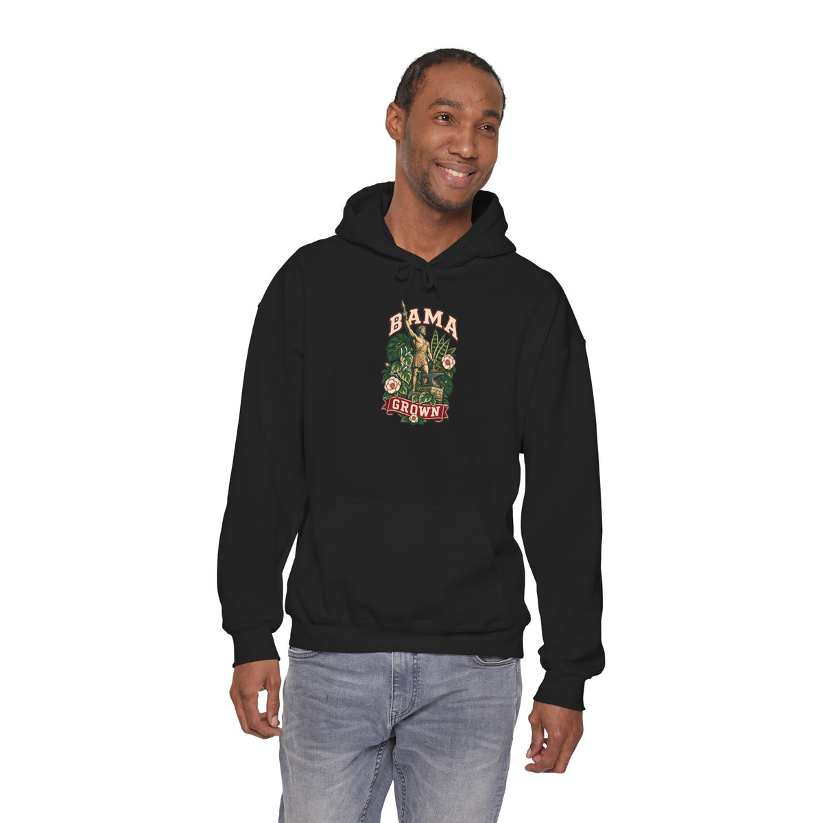 Plant Parent Hoodie — "Alabama Grown" Floral Vintage Garden Pullover
