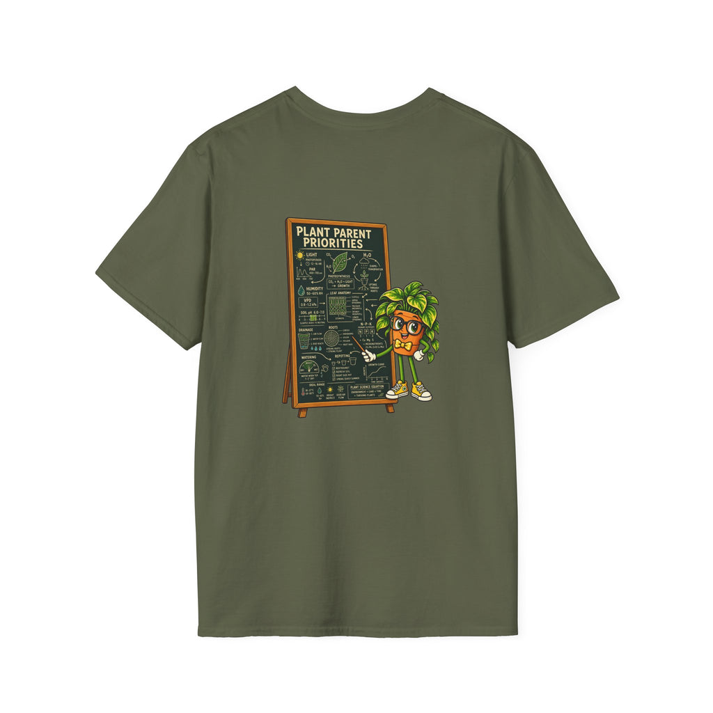 Talk Nerdy T-Shirt — Cute Plant Geek Graphic Tee