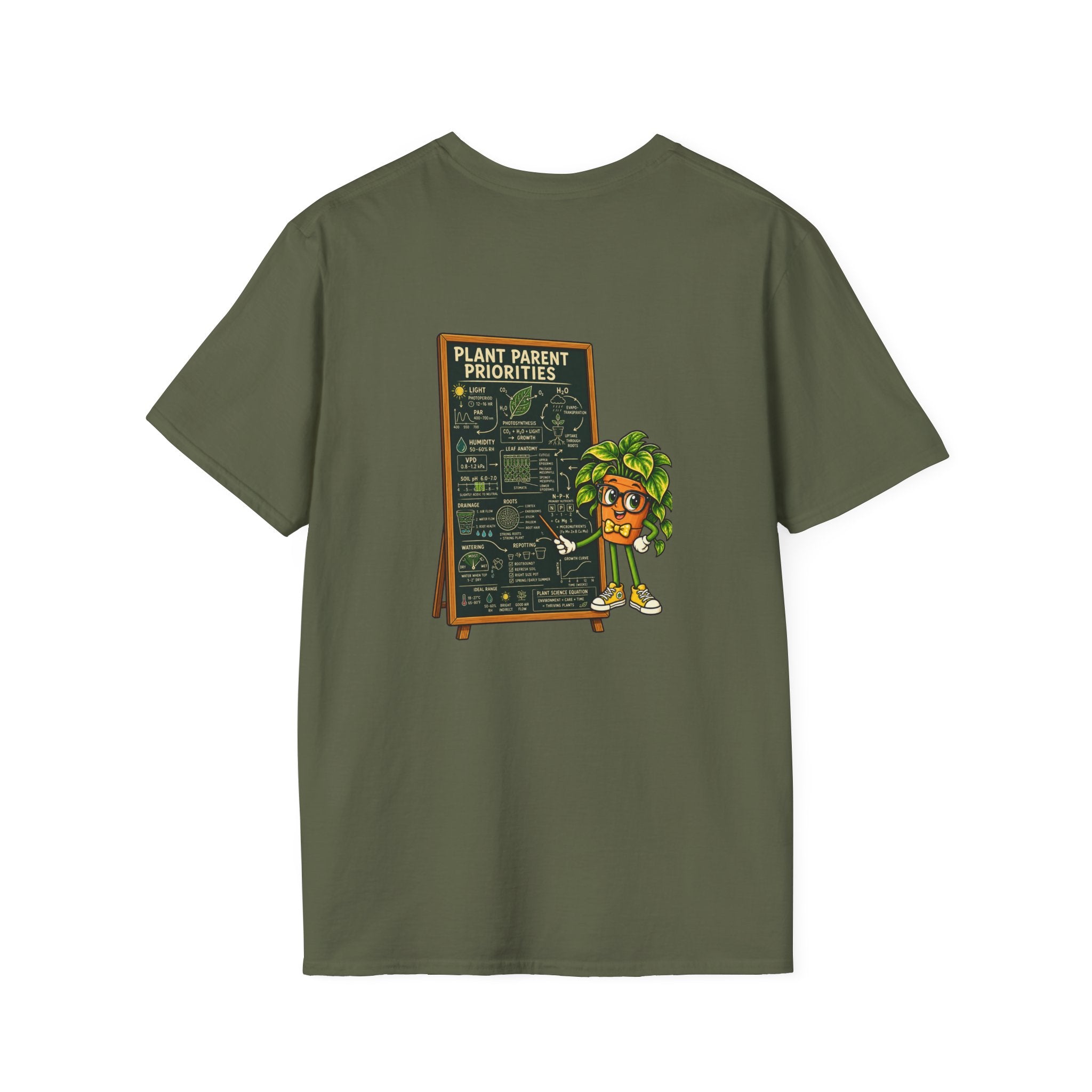 Talk Nerdy T-Shirt — Cute Plant Geek Graphic Tee
