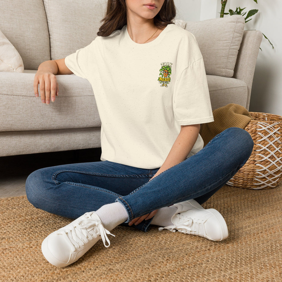 Talk Nerdy T-Shirt — Cute Plant Geek Graphic Tee