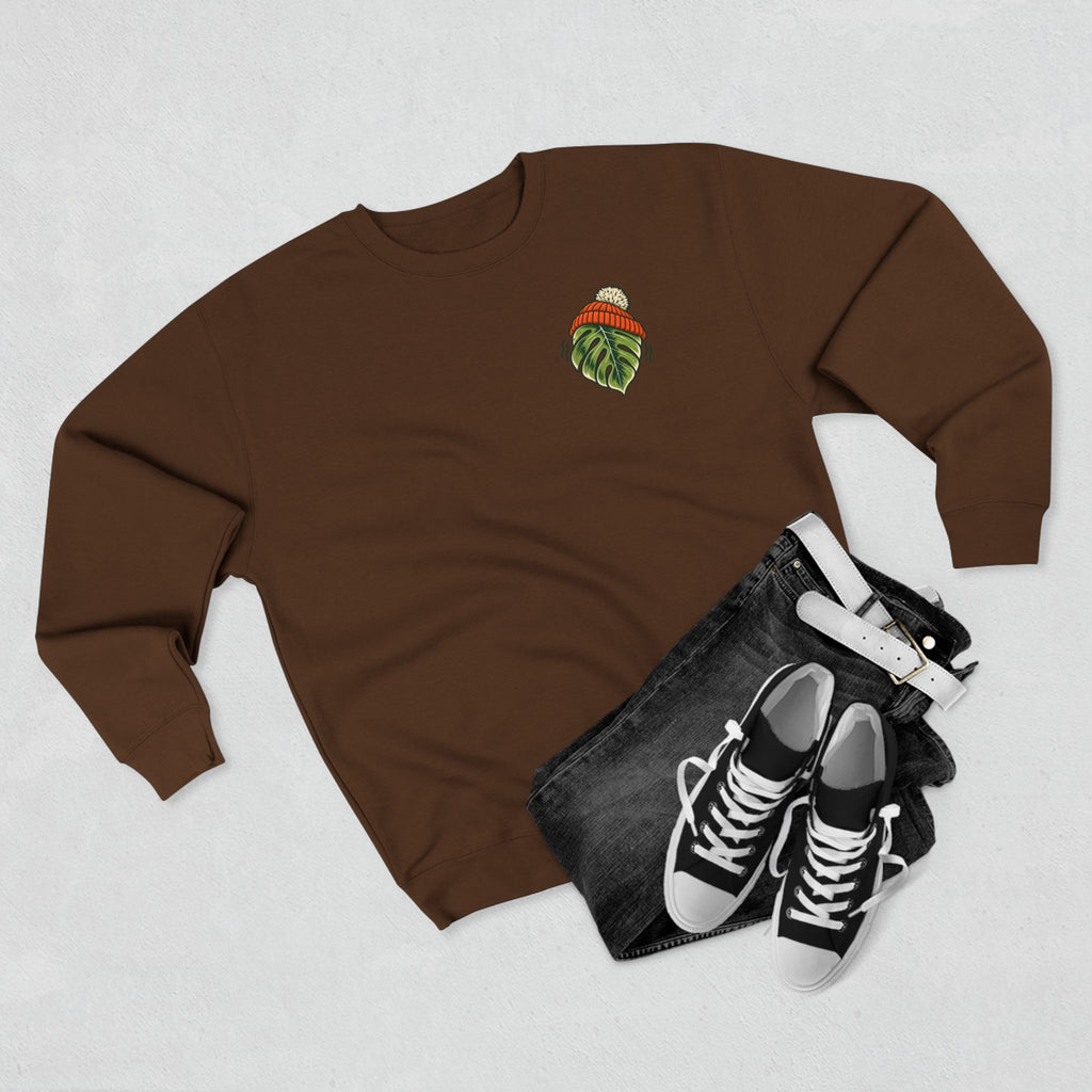 Sweater Weather Sweatshirt — "Sweater Weather Is Not My Weather" Cozy Plant Lover Crewneck