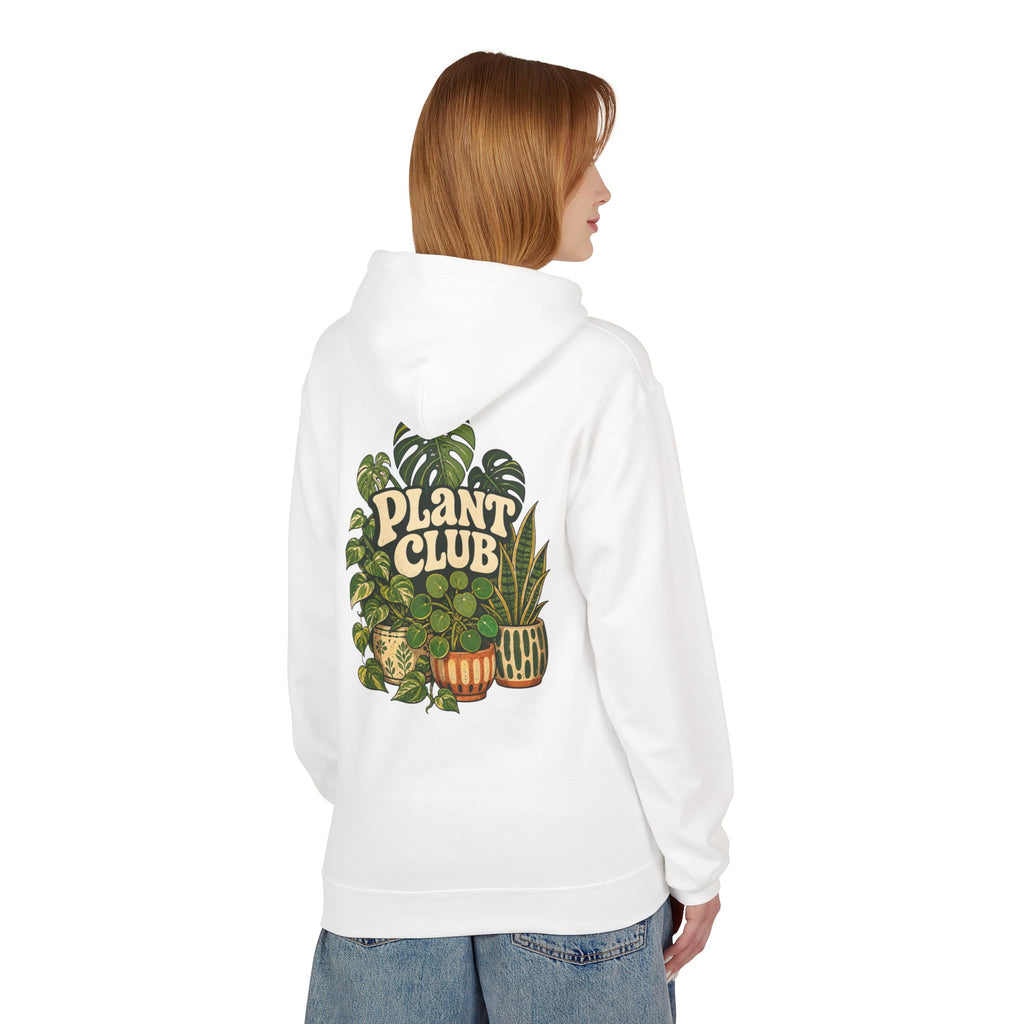 Plant Club Hoodie — Retro Indoor Plant Graphic Pullover