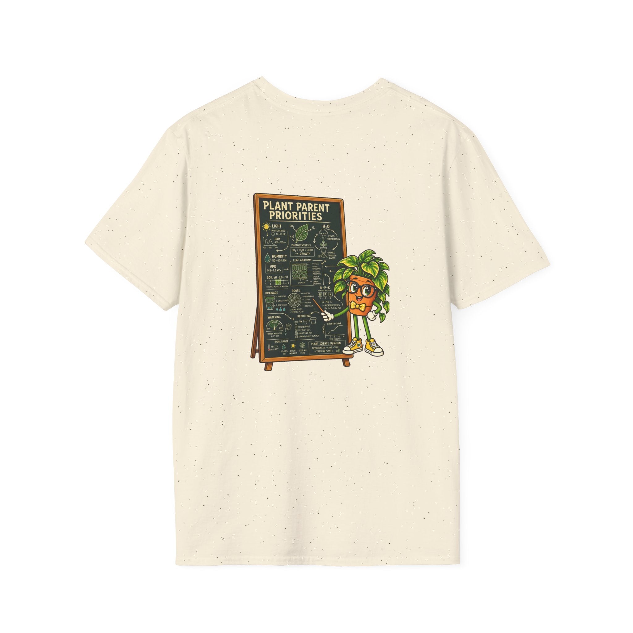 Talk Nerdy T-Shirt — Cute Plant Geek Graphic Tee