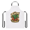 Planting Time Apron — Gardening Chef Apron with "It’s Planting Time" Graphic