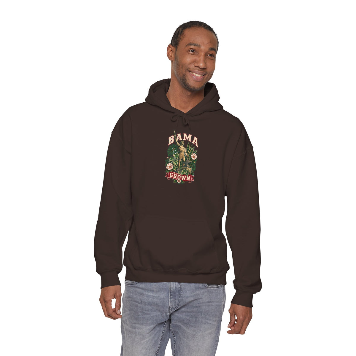 Plant Parent Hoodie — "Alabama Grown" Floral Vintage Garden Pullover