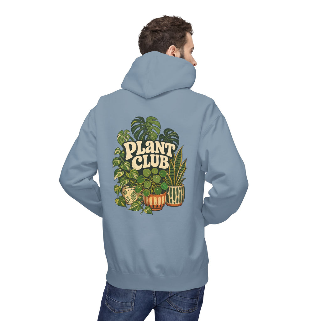 Plant Club Hoodie — Retro Indoor Plant Graphic Pullover