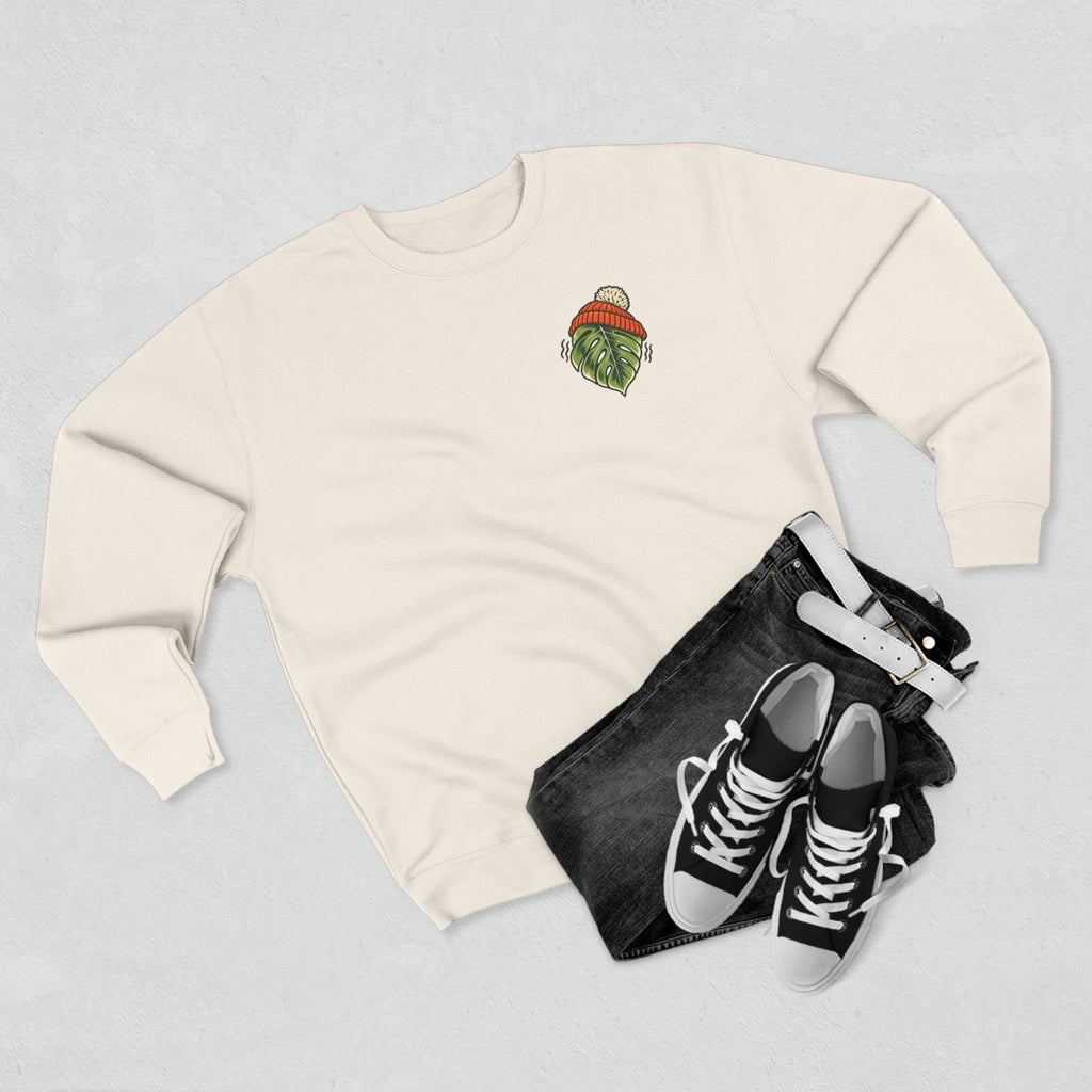 Sweater Weather Sweatshirt — "Sweater Weather Is Not My Weather" Cozy Plant Lover Crewneck