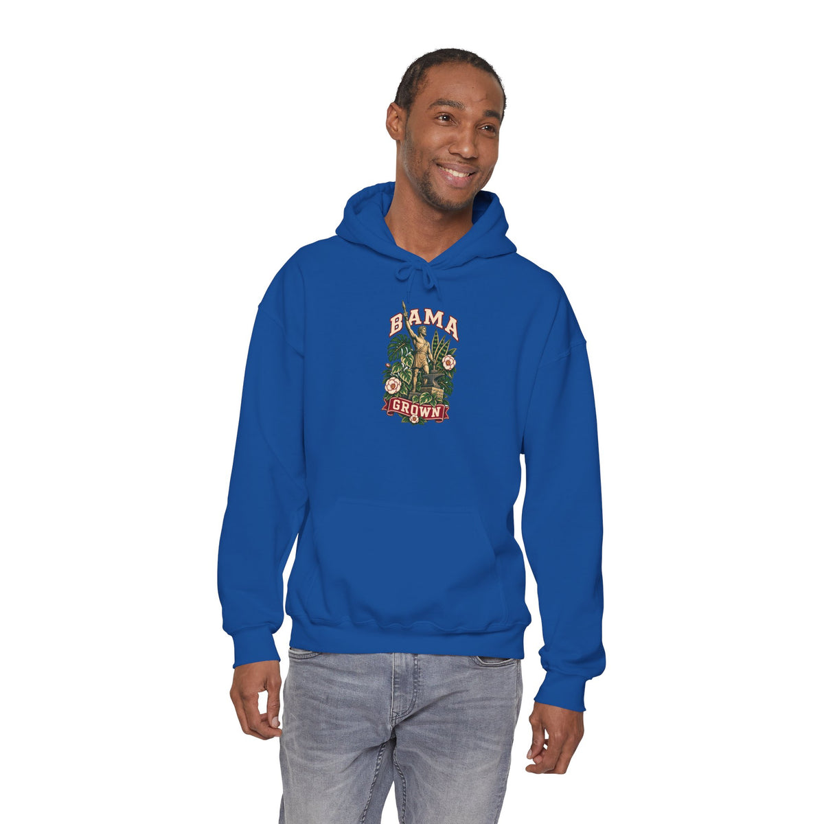 Plant Parent Hoodie — "Alabama Grown" Floral Vintage Garden Pullover