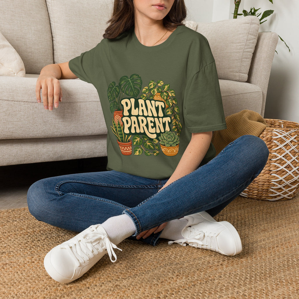 Plant Parent T‑Shirt — Retro Houseplant Lover Tee