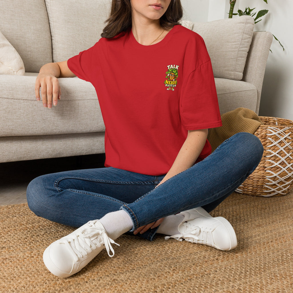 Talk Nerdy T-Shirt — Cute Plant Geek Graphic Tee