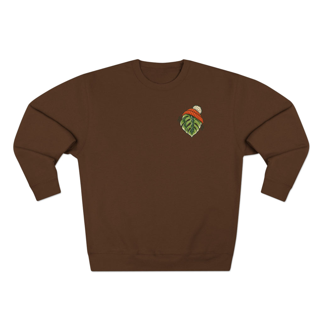 Sweater Weather Sweatshirt — "Sweater Weather Is Not My Weather" Cozy Plant Lover Crewneck