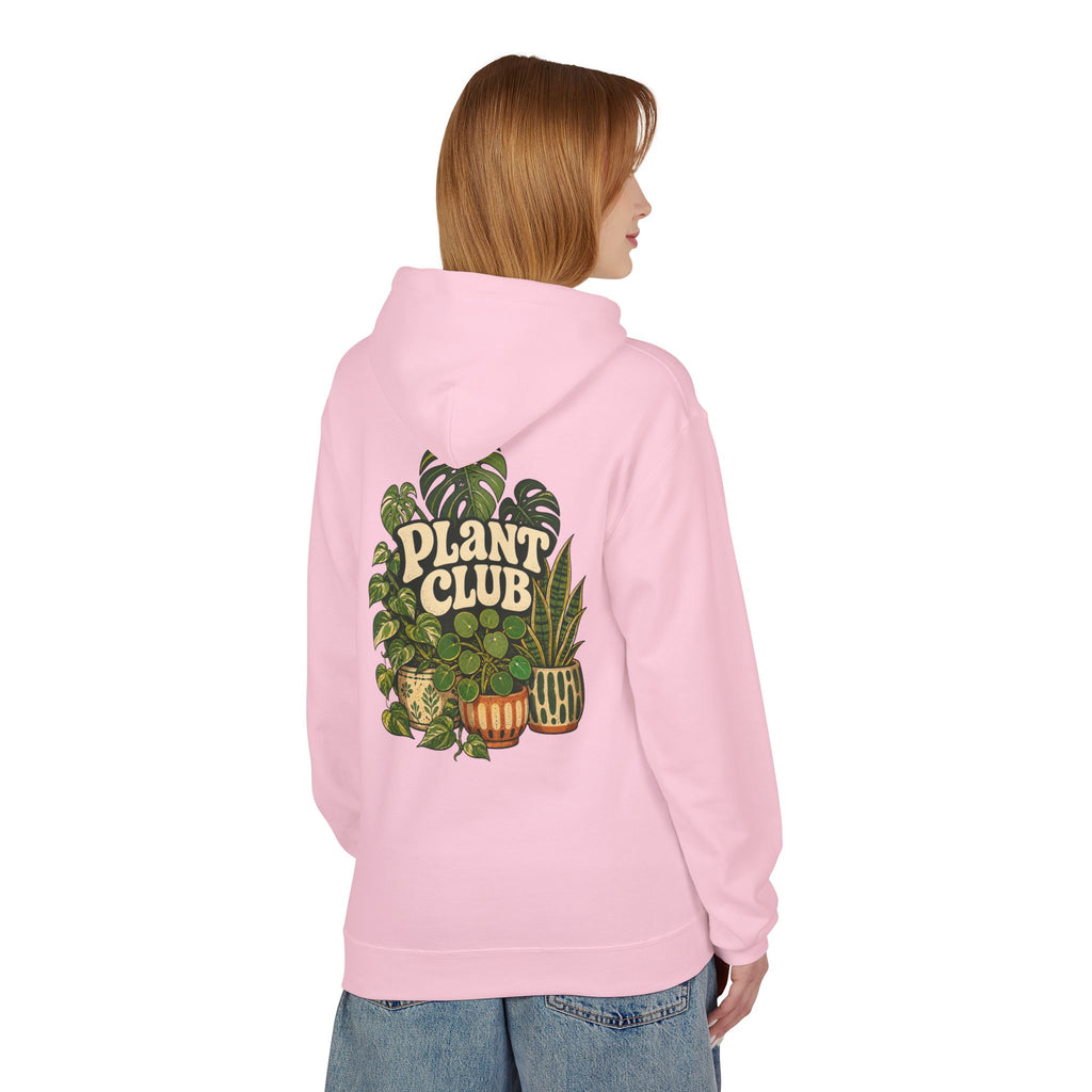 Plant Club Hoodie — Retro Indoor Plant Graphic Pullover