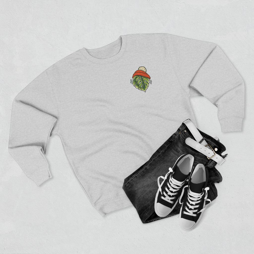 Sweater Weather Sweatshirt — "Sweater Weather Is Not My Weather" Cozy Plant Lover Crewneck