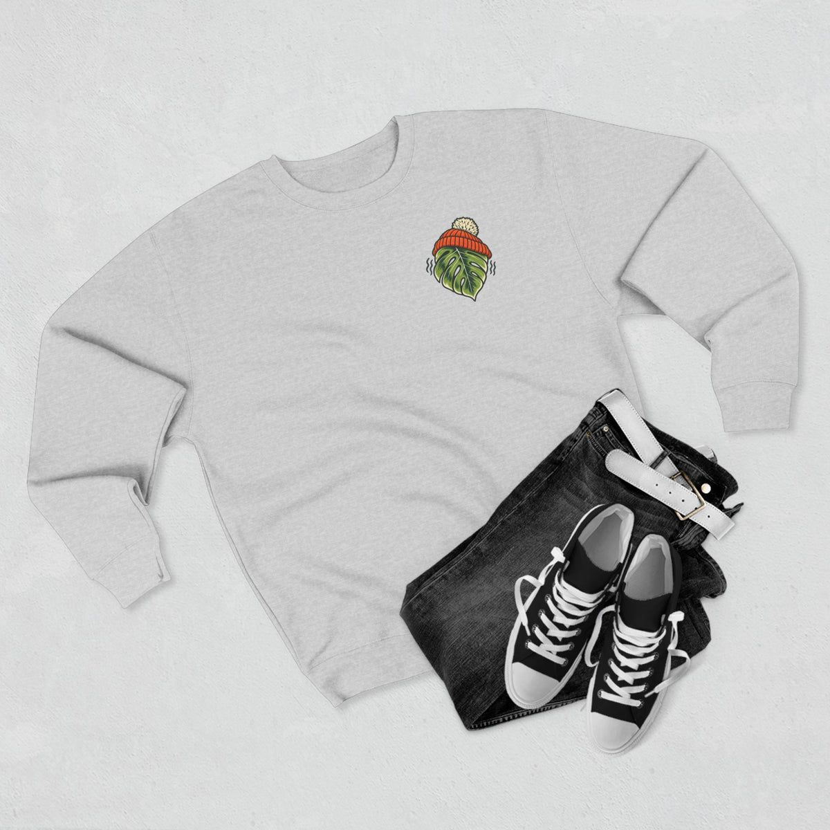 Sweater Weather Sweatshirt — "Sweater Weather Is Not My Weather" Cozy Plant Lover Crewneck