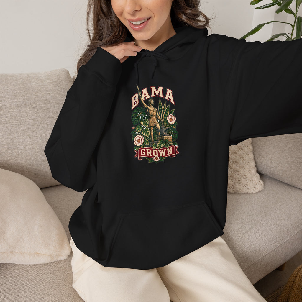 Plant Parent Hoodie — "Alabama Grown" Floral Vintage Garden Pullover