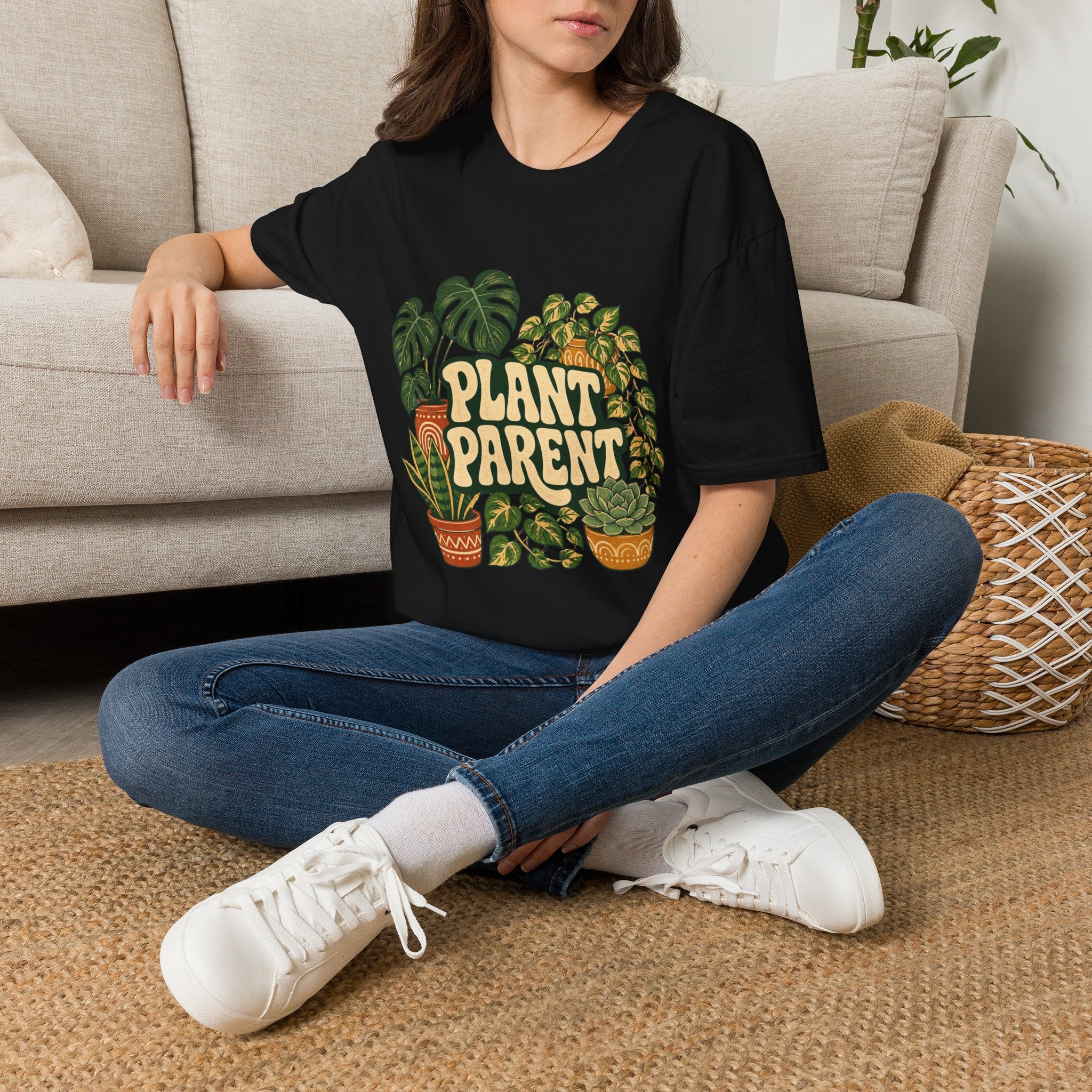 Plant Parent T‑Shirt — Retro Houseplant Lover Tee