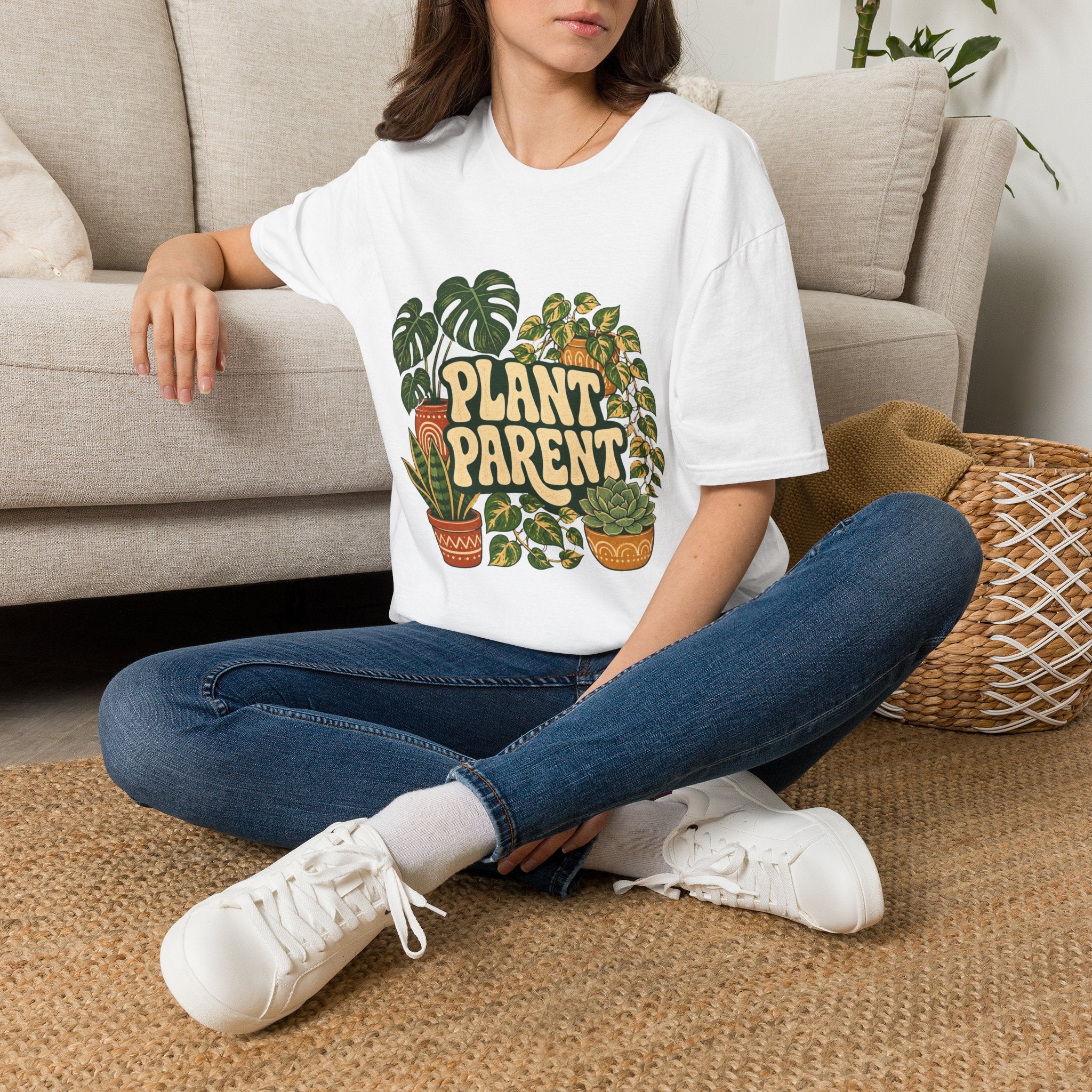 Plant Parent T‑Shirt — Retro Houseplant Lover Tee