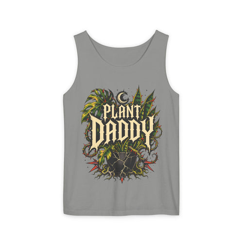 Plant Daddy Tank Top — Retro Botanical Graphic Tank for Plant Lovers