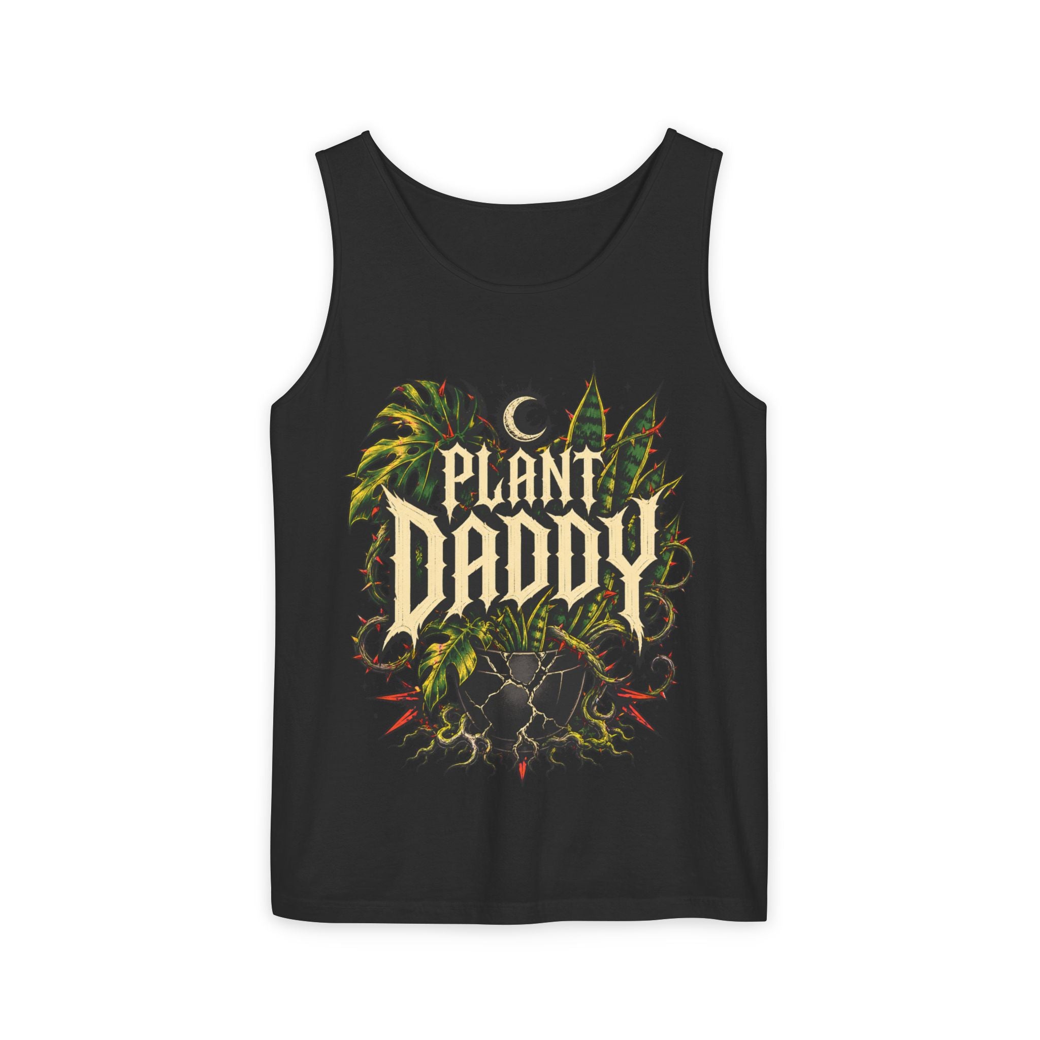 Plant Daddy Tank Top — Retro Botanical Graphic Tank for Plant Lovers