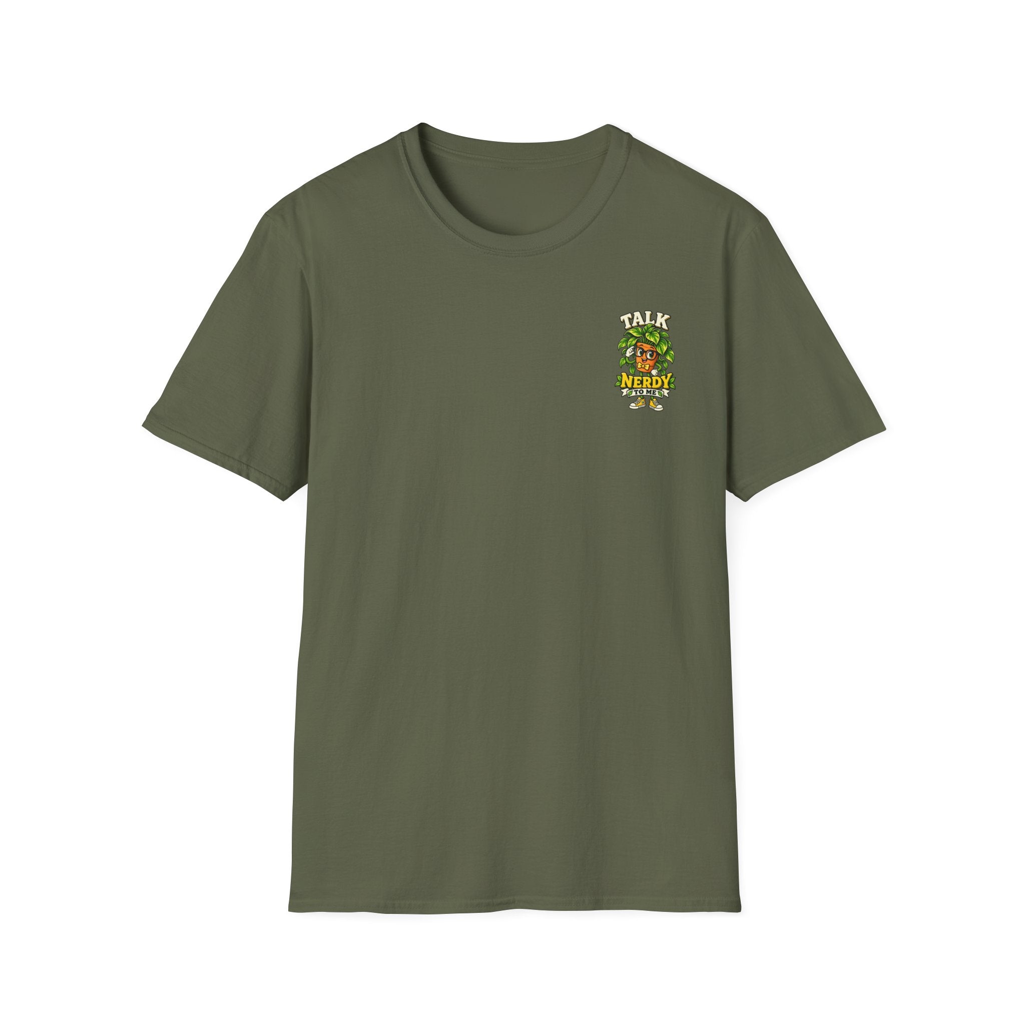 Talk Nerdy T-Shirt — Cute Plant Geek Graphic Tee