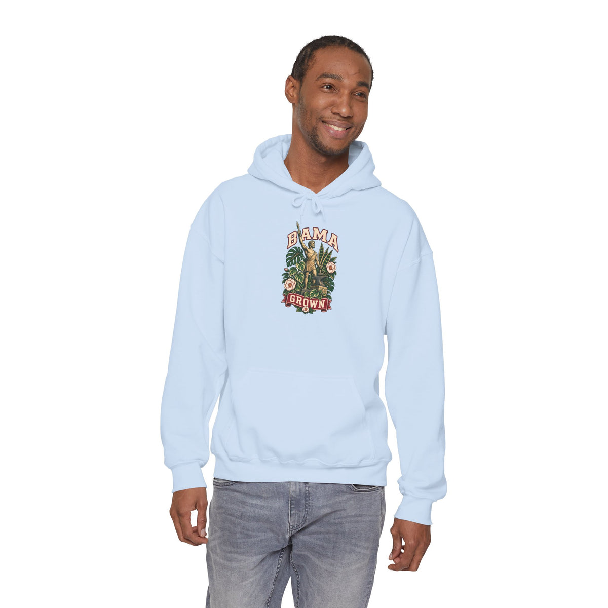 Plant Parent Hoodie — "Alabama Grown" Floral Vintage Garden Pullover