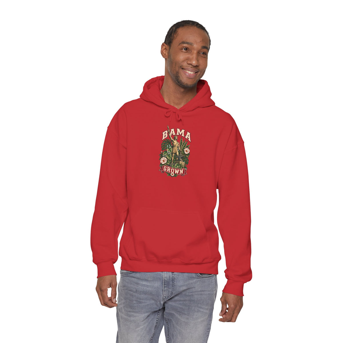 Plant Parent Hoodie — "Alabama Grown" Floral Vintage Garden Pullover