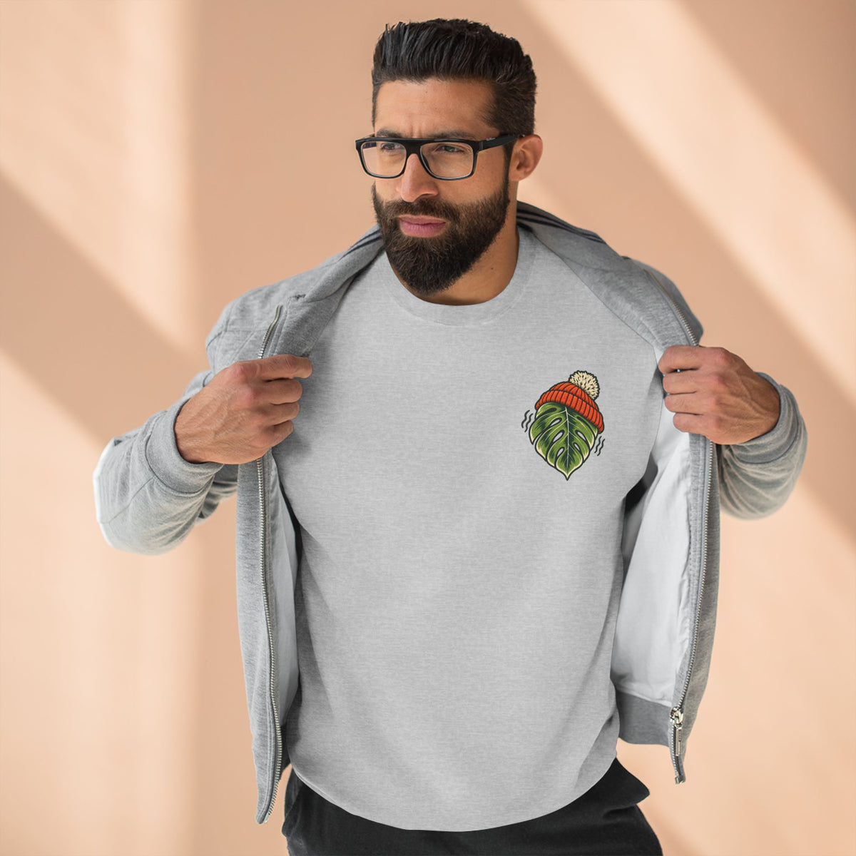 Sweater Weather Sweatshirt — "Sweater Weather Is Not My Weather" Cozy Plant Lover Crewneck