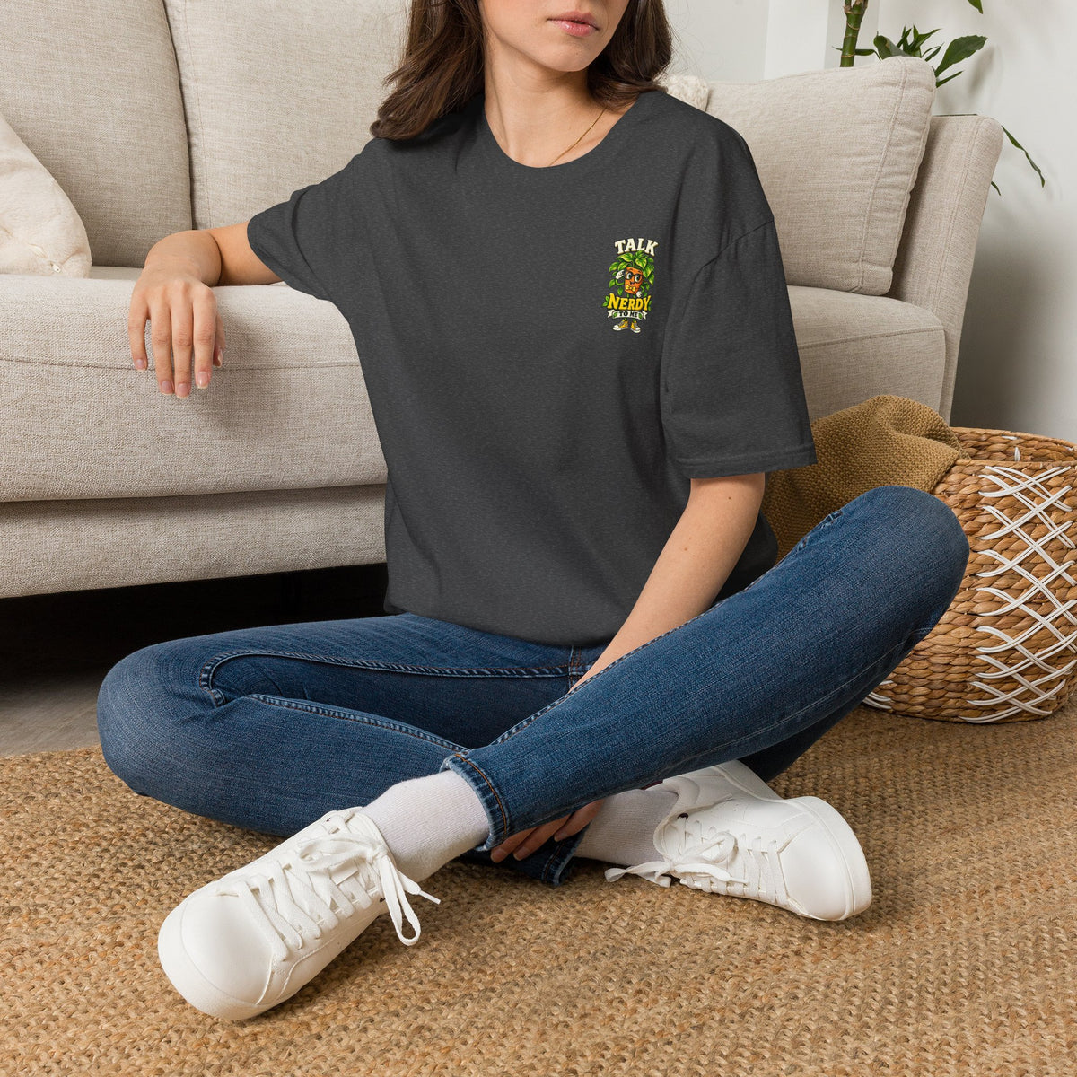 Talk Nerdy T-Shirt — Cute Plant Geek Graphic Tee