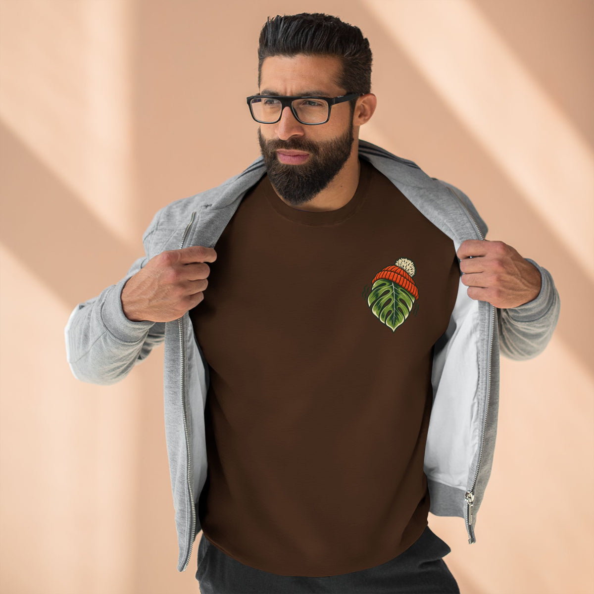 Sweater Weather Sweatshirt — "Sweater Weather Is Not My Weather" Cozy Plant Lover Crewneck