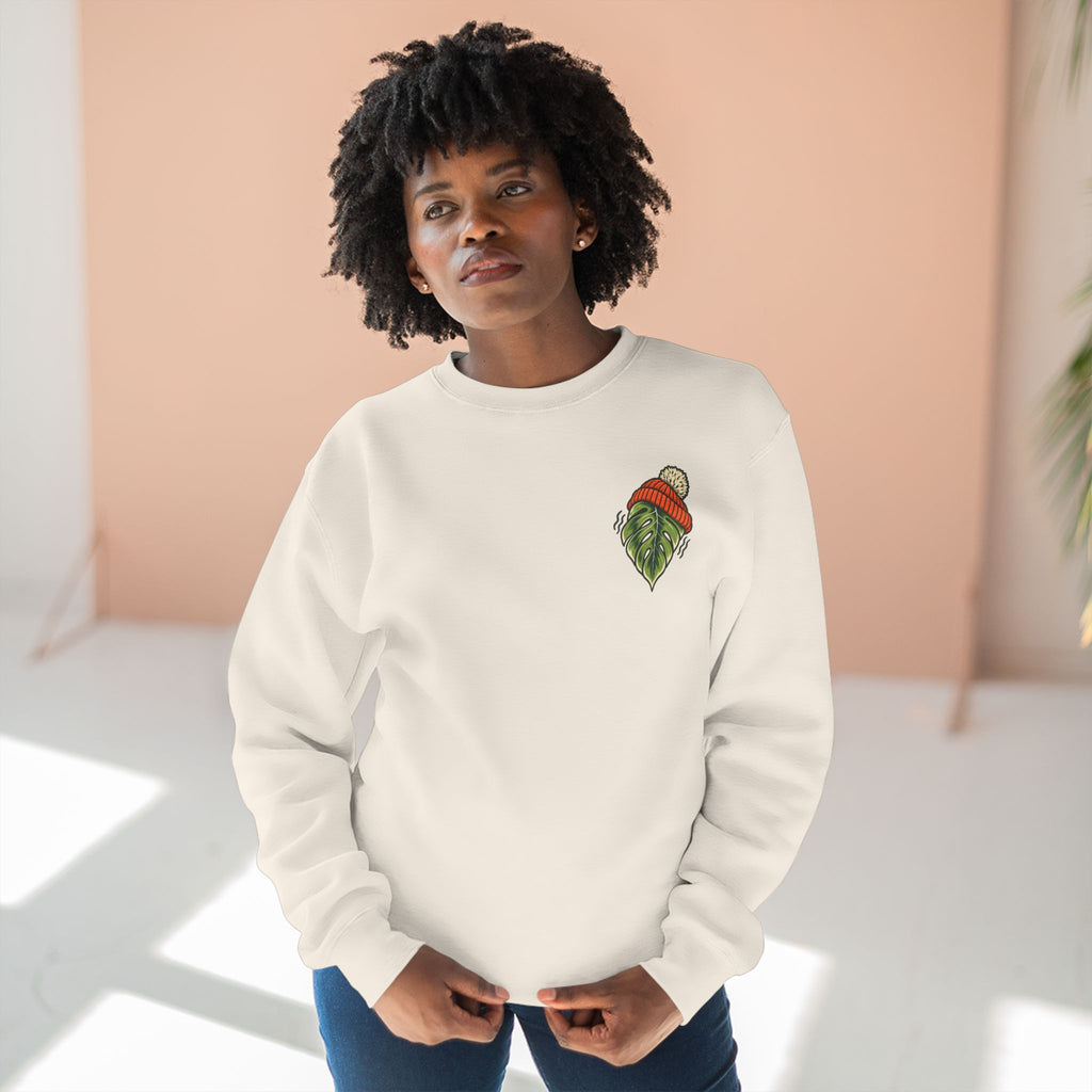 Sweater Weather Sweatshirt — "Sweater Weather Is Not My Weather" Cozy Plant Lover Crewneck